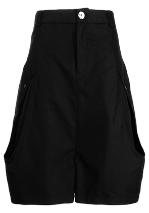 NAMESAKE four-pocket knee-length Bermuda shorts - Black