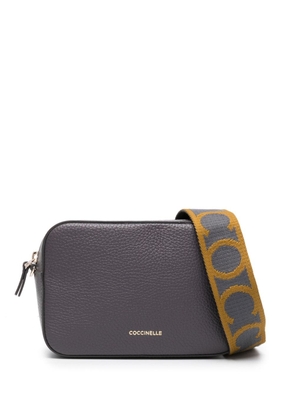 Coccinelle Tebe leather crossbody bag - Grey
