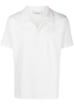 Harmony Paris Tao terry-cloth polo shirt - White