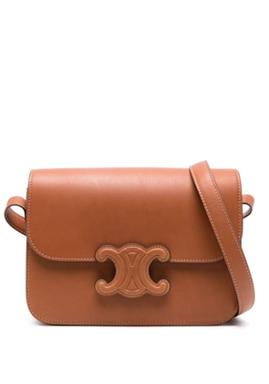 Céline Pre-Owned Triomphe leather shoulder bag - Brown