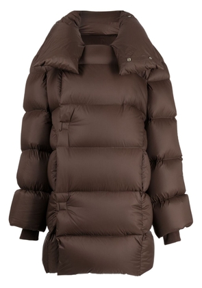Rick Owens double-breasted padded coat - Brown
