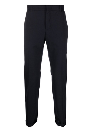 PT Torino stretch-wool tapered trousers - Blue