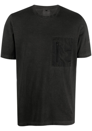 Premiata zip-fastening pocket T-shirt - Black