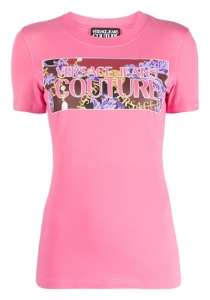 Versace Jeans Couture Chain Couture-print T-shirt - Pink