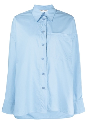 Low Classic drop shoulder cotton shirt - Blue
