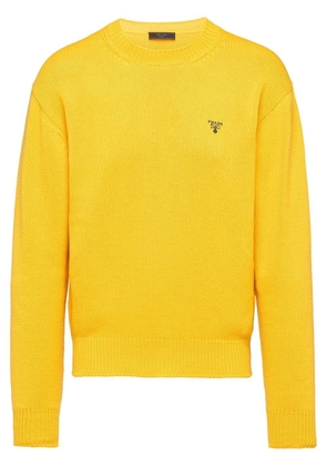 Prada knitted cashmere jumper - Yellow