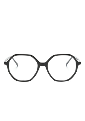 GIGI STUDIOS Livia geometric-frame glasses - Black