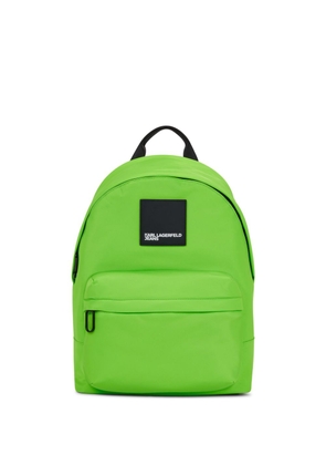 Karl Lagerfeld Jeans Urban logo-appliqué backpack - Green