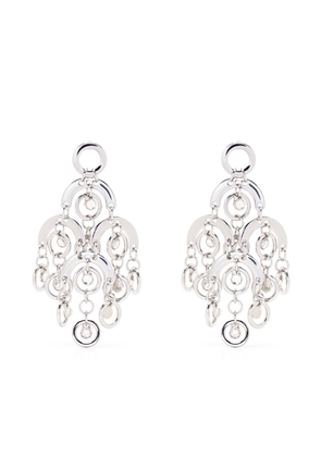 Rabanne crystal-embellished pendant earrings - Silver