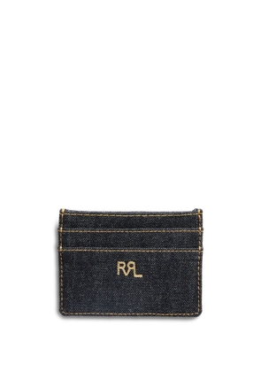 Ralph Lauren RRL logo-appliqué denim cardholder - Blue