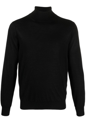 Cruciani roll-neck cashmere-blend jumper - Black