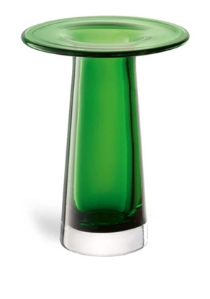 LSA International Victoria glass vase (15cm x 12cm) - Green