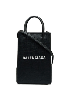 Balenciaga Pre-Owned mini Shopping Phone crossbody bag - Black