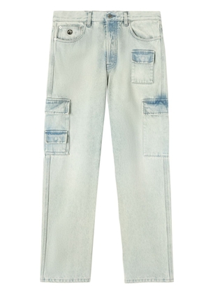 AMBUSH straight-leg cargo jeans - Blue