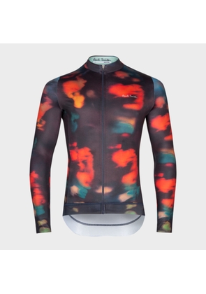 Paul Smith Mens Cycle Jersey L/S Ink Spill