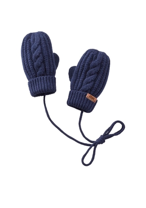Miki House Cable-Knit Mittens