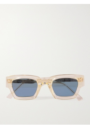 AHLEM - Villette Rectangle-Frame Acetate Sunglasses - Men - Yellow