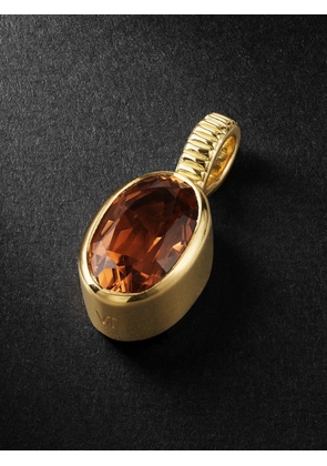 Viltier - Magnetic Gold Imperial Topaz Pendant - Men - Gold