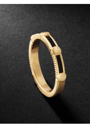 Viltier - Alliance Rayon 18-Karat Recycled-Gold Onyx Ring - Men - Gold - 60