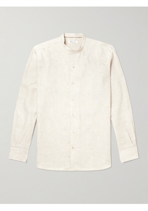 Loro Piana - Arizona Grandad-Collar Linen Shirt - Men - Neutrals - XS
