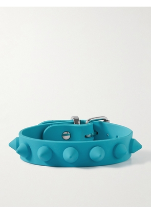 Christian Louboutin - Loubilink Studded Rubber Bracelet - Men - Blue