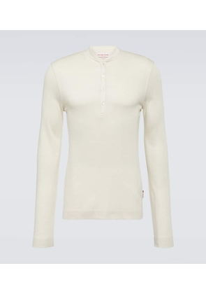 Orlebar Brown Harrison cotton-blend Henley shirt