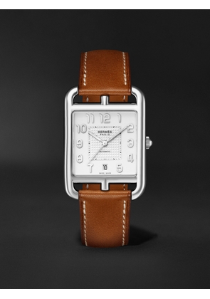 Hermès Timepieces - Cape Cod Automatic 33mm Stainless Steel and Leather Watch, Ref. No. W055248WW00 - Men - White