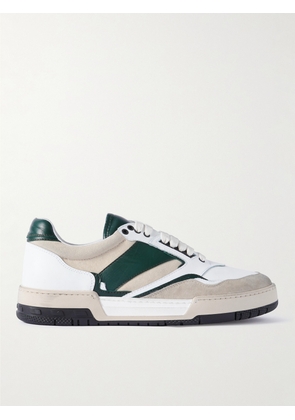 Rhude - Racing Distressed Suede and Leather Sneakers - Men - White - US 7