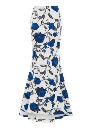 Rasario - Floral-Printed Maxi Skirt - Blue - FR 34 - Moda Operandi