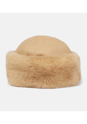 Loro Piana Colbacco shearling and cashmere hat