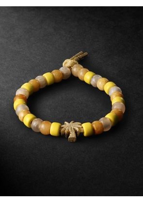 Carolina Bucci - Travel Forte Beads Gold Multi-Stone Bracelet - Men - Yellow