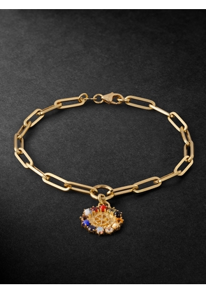 Foundrae - Aether Gold Multi-Stone Bracelet - Men - Gold