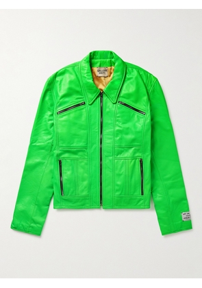 Gallery Dept. - Bowery Slim-Fit Leather Jacket - Men - Green - M