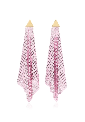 Rabanne - Pixel Flow Chainmail Earrings - Pink - OS - Moda Operandi - Gifts For Her