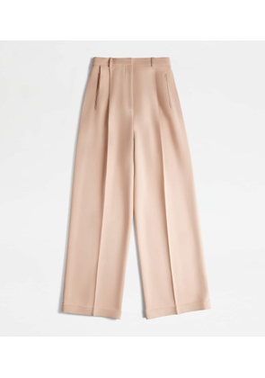Tod's - Trousers with Crease, PINK, 40 - Trousers
