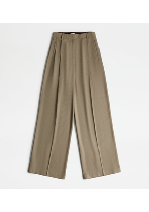 Tod's - Trousers with Darts, BEIGE, 40 - Trousers
