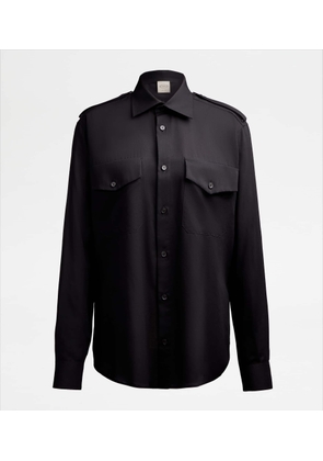 Tod's - Shirt in Wool, BLACK, 38 - Shirts