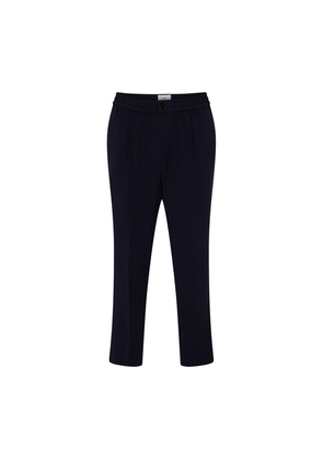 Elasticated waist cropped trousers