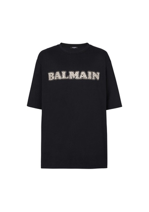 Embroidered Retro Balmain T-Shirt