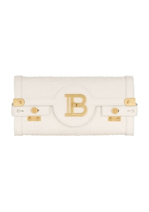 B-Buzz 23 Clutch bag in monogrammed grained leather