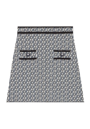 Short skirt with cp monogram