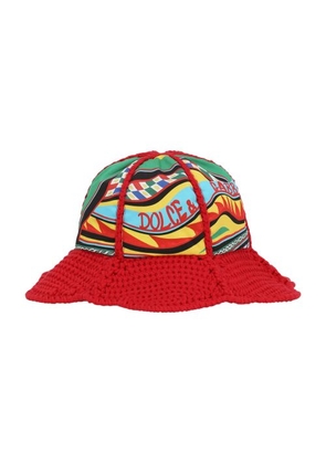 Multi-colored crochet hat