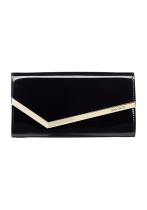 Emmie patent leather clutch
