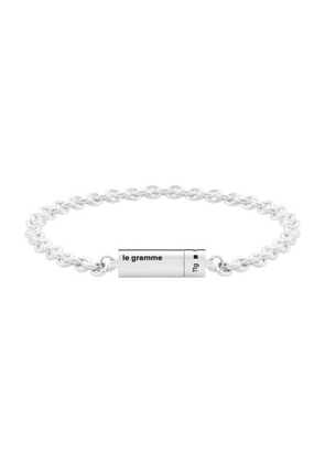 Polished Sterling silver chain cable bracelet 11g