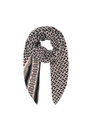 Fetusha cheche-style print cashmere scarf
