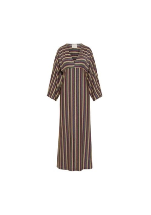 Margarida striped lurex jersey dress