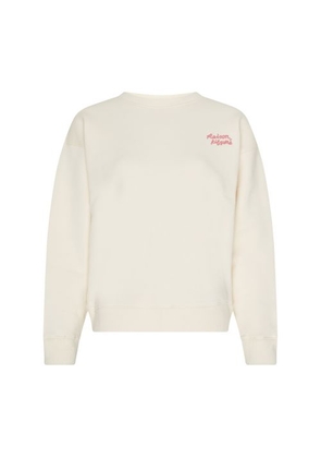 Comfortable sweatshirt with Maison Kitsune message
