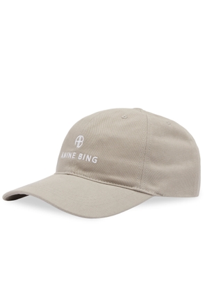 ANINE BING Jeremy logo-embroidered cotton-twill baseball cap