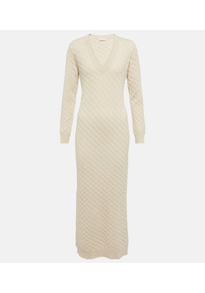 Brunello Cucinelli Wool, cashmere, and silk maxi dress