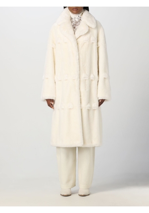 Coat ERMANNO SCERVINO Woman colour White